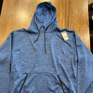 Men's UnderArmour Blue Heather Performance Hoodie XXL